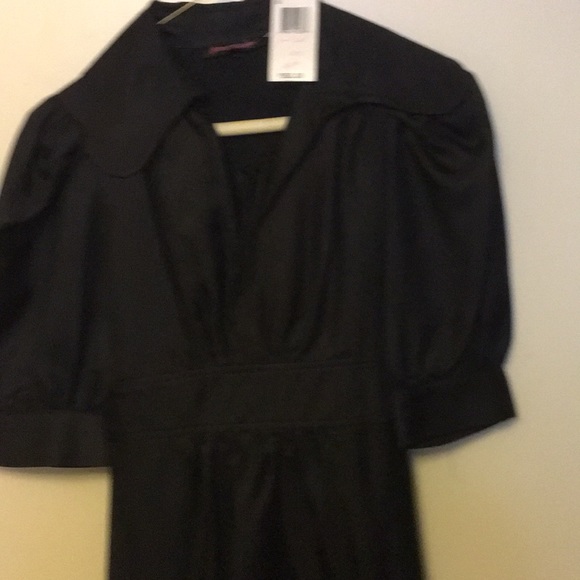 Betsey Johnson Black Bow Dress Size 6 - Picture 3 of 7